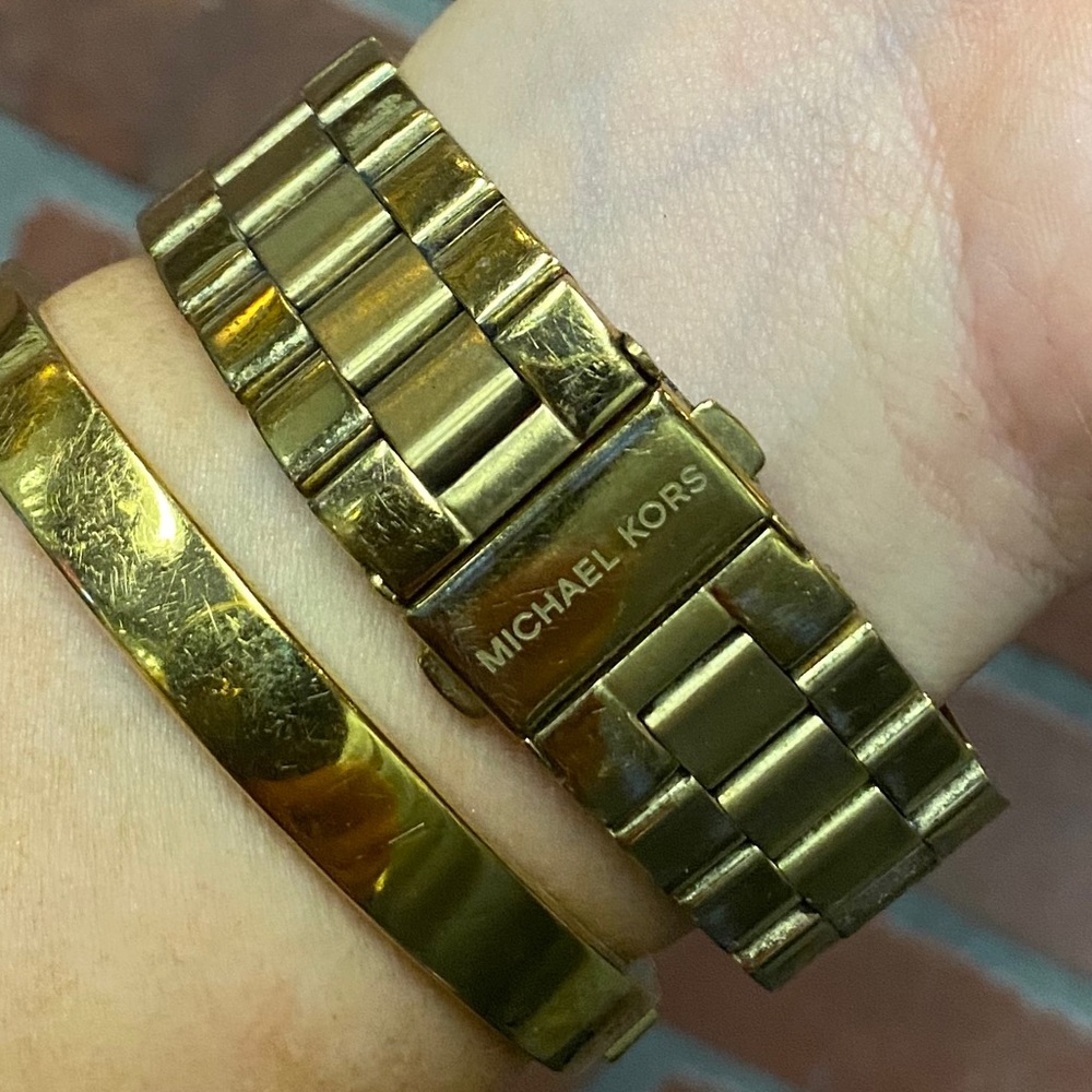 Michael Kors Gold watch - gold bracelet - Picture 6 of 6